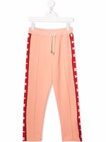 Marni Kids pantalon de jogging à logo imprimé - Orange