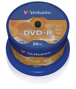 Verbatim 43548 DVD-R disc 4.7 GB 50 stuk(s) Spindel