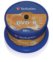 Verbatim DVD-R Matt Silver 4,7 GB 50 stuk(s)