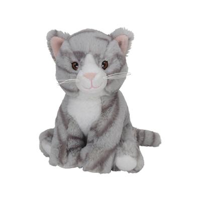 Pluche dieren knuffels Kat/poes van 21 cm   -