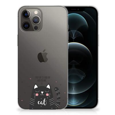 iPhone 12 Pro Max Telefoonhoesje met Naam Cat Good Day iPhone 12 Pro Max Telefoonhoesje met Naam Cat Good Day