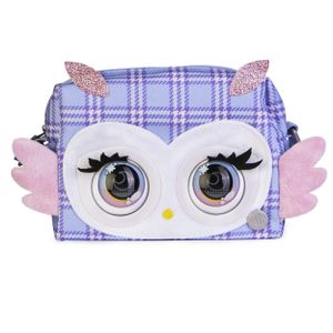 Purse Pets - Print Perfect - Hoot Couture Owl interactieve dierenhandtas met meer dan 30 geluiden en reacties