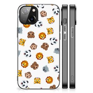 Back Case voor Apple iPhone 14 Dieren Emojis