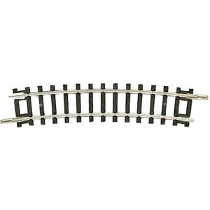 N Fleischmann rails (zonder ballastbed) 22235 Gebogen rails 15 ° 261.8 mm 12 stuk(s)