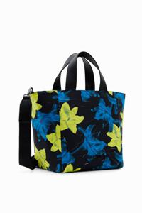 Kleine beschilderde shopper - BLACK - U