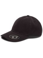 Diesel casquette à plaque logo - Noir