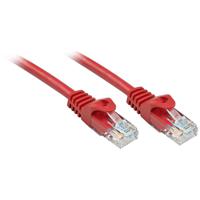 LINDY 48182 RJ45 Netwerkkabel, patchkabel CAT 6 U/UTP 1.00 m Rood 1 stuk(s) - thumbnail