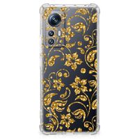 Xiaomi 12 | 12x Case Gouden Bloemen - thumbnail