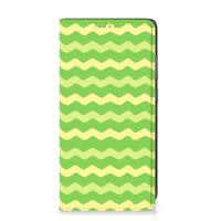 Samsung Galaxy A52 Hoesje met Magneet Waves Green