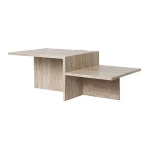 ferm LIVING Distinct Salontafel - Travertine