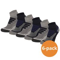 Xtreme Wandelsokken Quarter 6-pack Multi Blue-45/47 - thumbnail