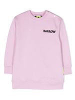 Barrow kids sweat en coton à logo imprimé - Rose