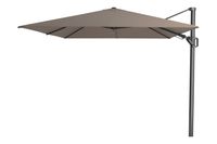 Platinum Challenger rechthoek zweefparasol T2 Premium - 3,5 x 2,6 m. - Havanna - thumbnail