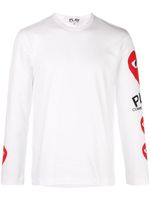 Comme Des Garçons Play t-shirt imprimé - Blanc