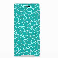 Sony Xperia XZ3 Bookcase Cracks Blue