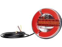 WAS Aanhangerachterlicht Open kabeleinden Achterlicht, Knipperlicht, Remlicht Achter 12 V, 24 V Helder glas