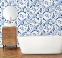 Tegelsticker badkamer schelpen en schelpdieren - thumbnail