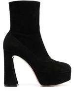 Gianvito Rossi bottines Riccam à plateforme 120 mm - Noir - thumbnail