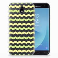 Samsung Galaxy J7 2017 | J7 Pro TPU bumper Waves Yellow - thumbnail