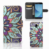 Samsung Galaxy J5 2017 Hoesje Purple Flower