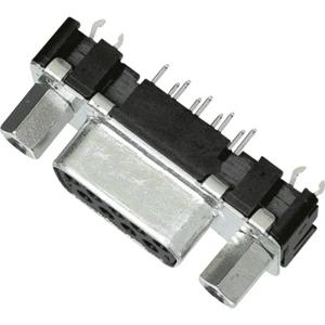 Harting 09 66 155 6511 D-sub female connector 180 ° Aantal polen: 9 Solderen 1 stuk(s)