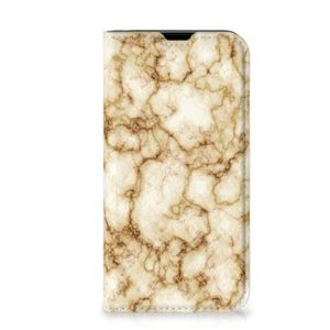 iPhone 13 Mini Standcase Marmer Goud