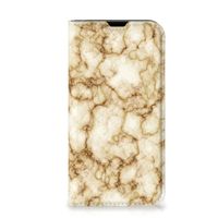 iPhone 13 Mini Standcase Marmer Goud - thumbnail