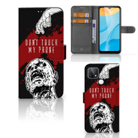 OPPO A15 Portemonnee Hoesje Zombie Blood