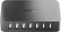 D-Link DUB-H7 7-Poort USB 2.0 Hub (Ondersteunt Windows, Mac Os X, Linux) Usb. 7-In-1 (7X Usb2.0 Hub) Zwart