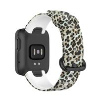 By Qubix - Siliconen band met print - Panterprint - Compatible met Xiaomi Mi Watch Lite/Redmi Watch - Compatible Xiaomi bandje