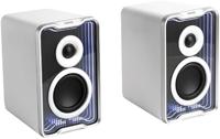Edifier QR30 Actieve Desktop Luidsprekers met Bluetooth V5.4, Dynamische Lichteffecten. 30 Watt RMS - Wit