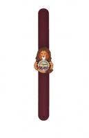 Wild Republic horloge leeuw junior 22,5 cm siliconen bruin