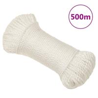 VidaXL Werktouw 3 mm 500 m polypropeen wit - thumbnail