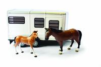 Britains 42846 - Big Farm - Paardenhanger met paard en veulen