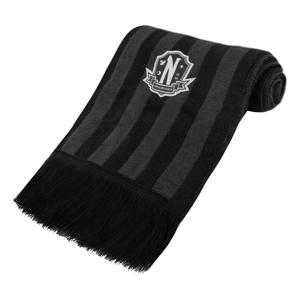 Wednesday Scarf Nevermore Academy Black 190 C