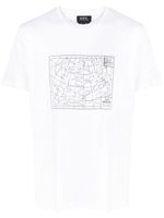 A.P.C. t-shirt Carl à motif monogrammé - Blanc - thumbnail