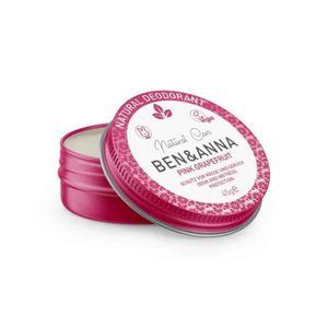 Natural deodorant creme pink grapefruit blikje