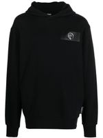 Plein Sport hoodie à patch logo - Noir - thumbnail