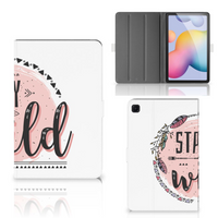 Samsung Galaxy Tab S6 Lite | S6 Lite (2022) Hippe Tablet Hoes Boho Stay Wild - thumbnail