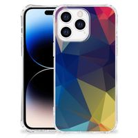 Apple iPhone 14 Pro Max Shockproof Case Polygon Dark - thumbnail