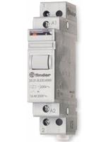 Finder Serie 20 - eenpolige schakelaar 1na 230vac agsno2 rail 35 mm