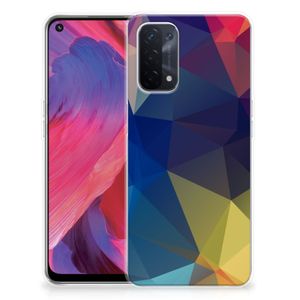 OPPO A93 5G TPU Hoesje Polygon Dark