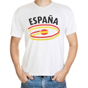 Wit heren t-shirt Spanje