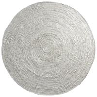 Jute vloerkleed rond - bleached