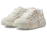 Skechers Uno Lite Metallic Love Sneaker voor meisjes, Natuurlijke Multi, 39 EU