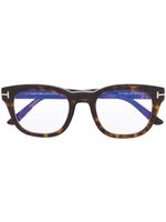 TOM FORD Eyewear lunettes de vue à monture rectangulaire - Marron - thumbnail