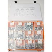 Bofix - Assortimentsdoos 12 vaks ringen en moeren