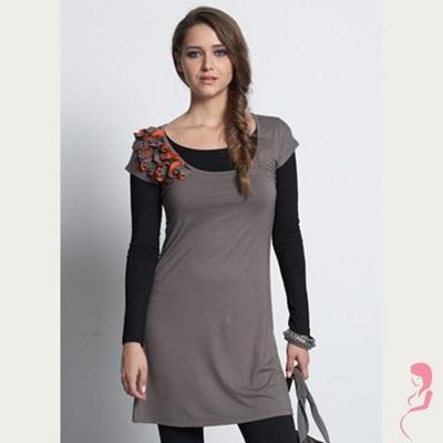 Zwangerschapsshirt Positieshirt Tuniek Cobblestone