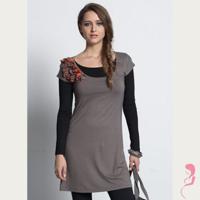 Zwangerschapsshirt Positieshirt Tuniek Cobblestone