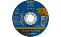 PFERD PSF STEELOX 61740125 Doorslijpschijf gebogen 125 mm 25 stuk(s) RVS, Staal